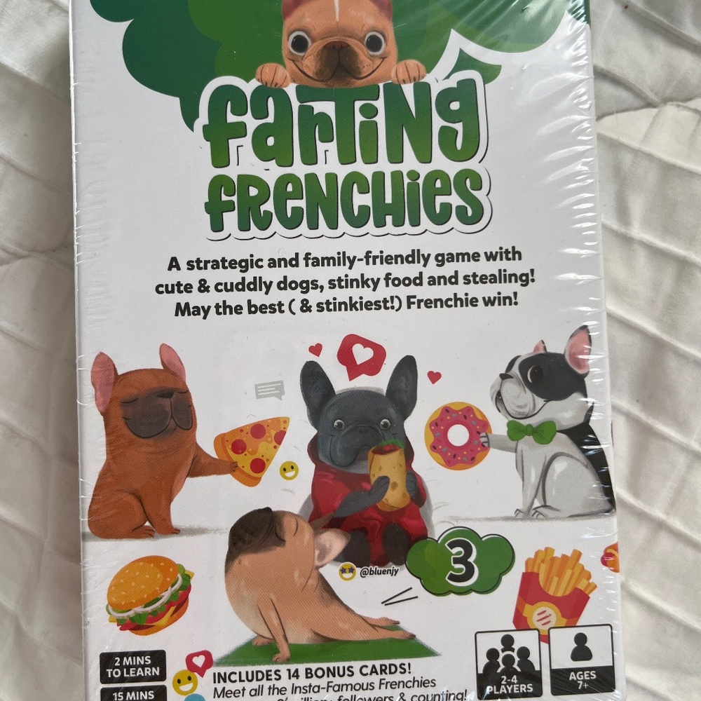 Farting Frenchies card game